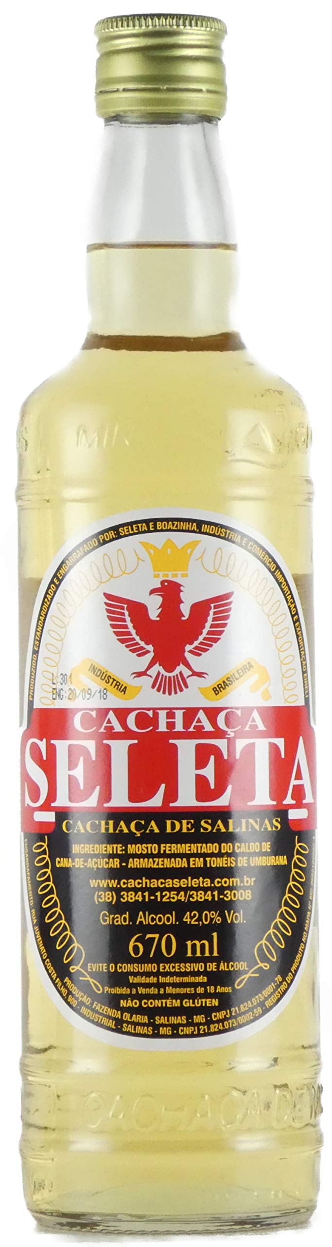 Amazon.co.jp: セレッタ カシャーサ (カシャッサ) 42度 670ml [並行